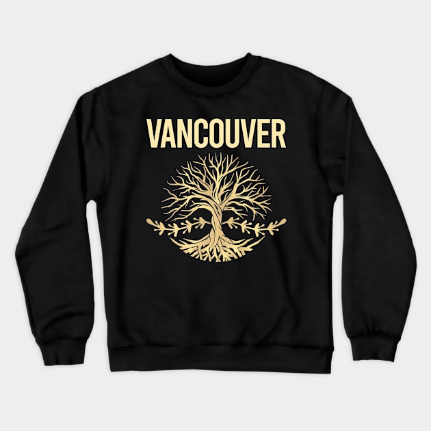 Nature Tree Of Life Vancouver Crewneck Sweatshirt by flaskoverhand